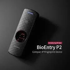 Biometric access control terminal suprema bioentry p2