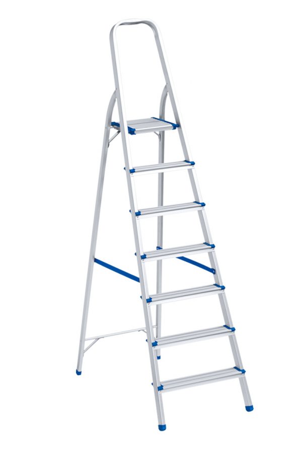 7-step aluminum ladder