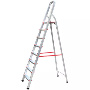 9-step aluminum ladder