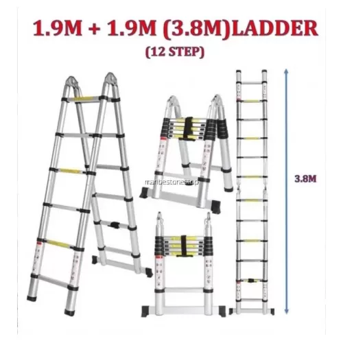 3.8 double telescopic ladder