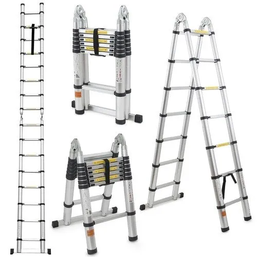 Telescopic Ladder 5M Double Telescopic Ladder 16FT Height
