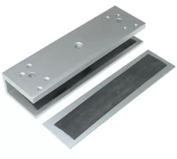 U bracket for glass doors